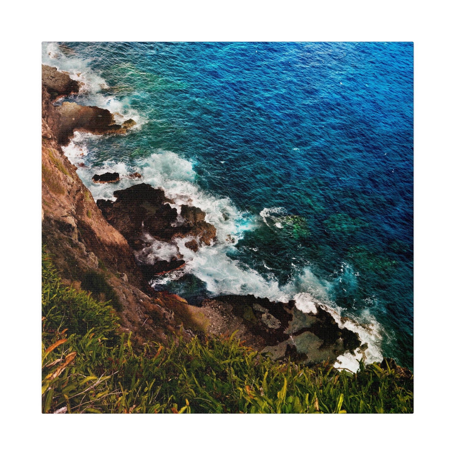 Makapuu Point - Fine Art SQUARE CANVAS Matte - 14x14, 24x24 or 32x32, Stretched, 0.75"