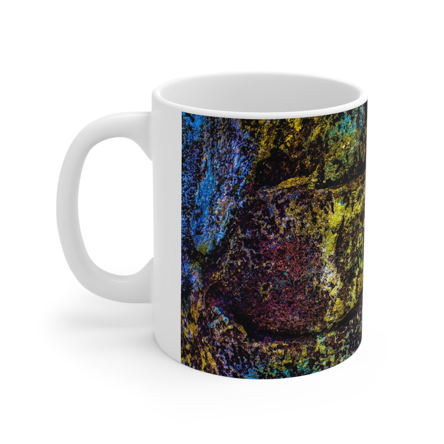 Ceramic Mug 11oz - Indonesia Art Texture