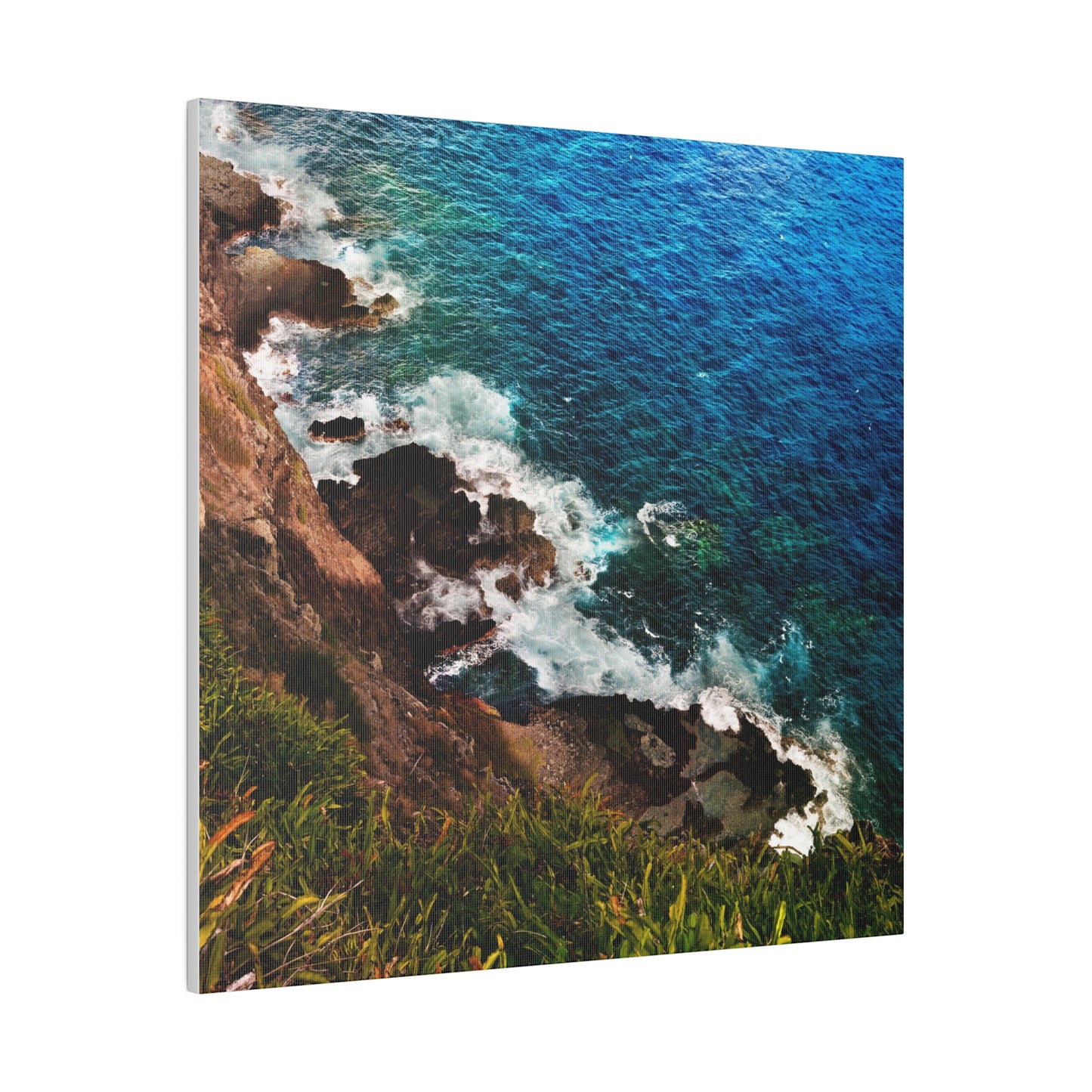 Makapuu Point - Fine Art SQUARE CANVAS Matte - 14x14, 24x24 or 32x32, Stretched, 0.75"