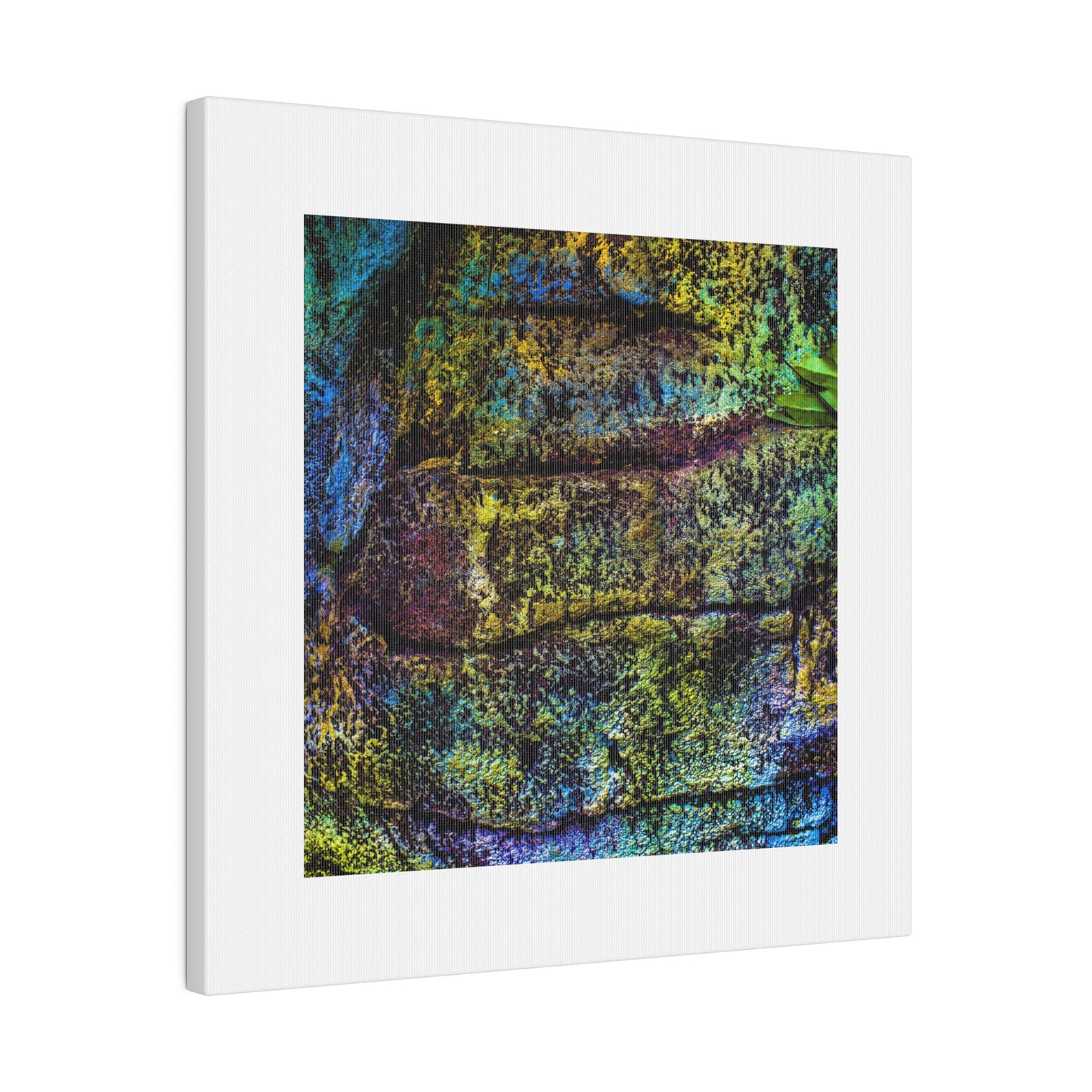 Indonesia Texture - Fine Art SQUARE CANVAS Matte 14x14, 24x24 or 32x32, Stretched, 0.75"