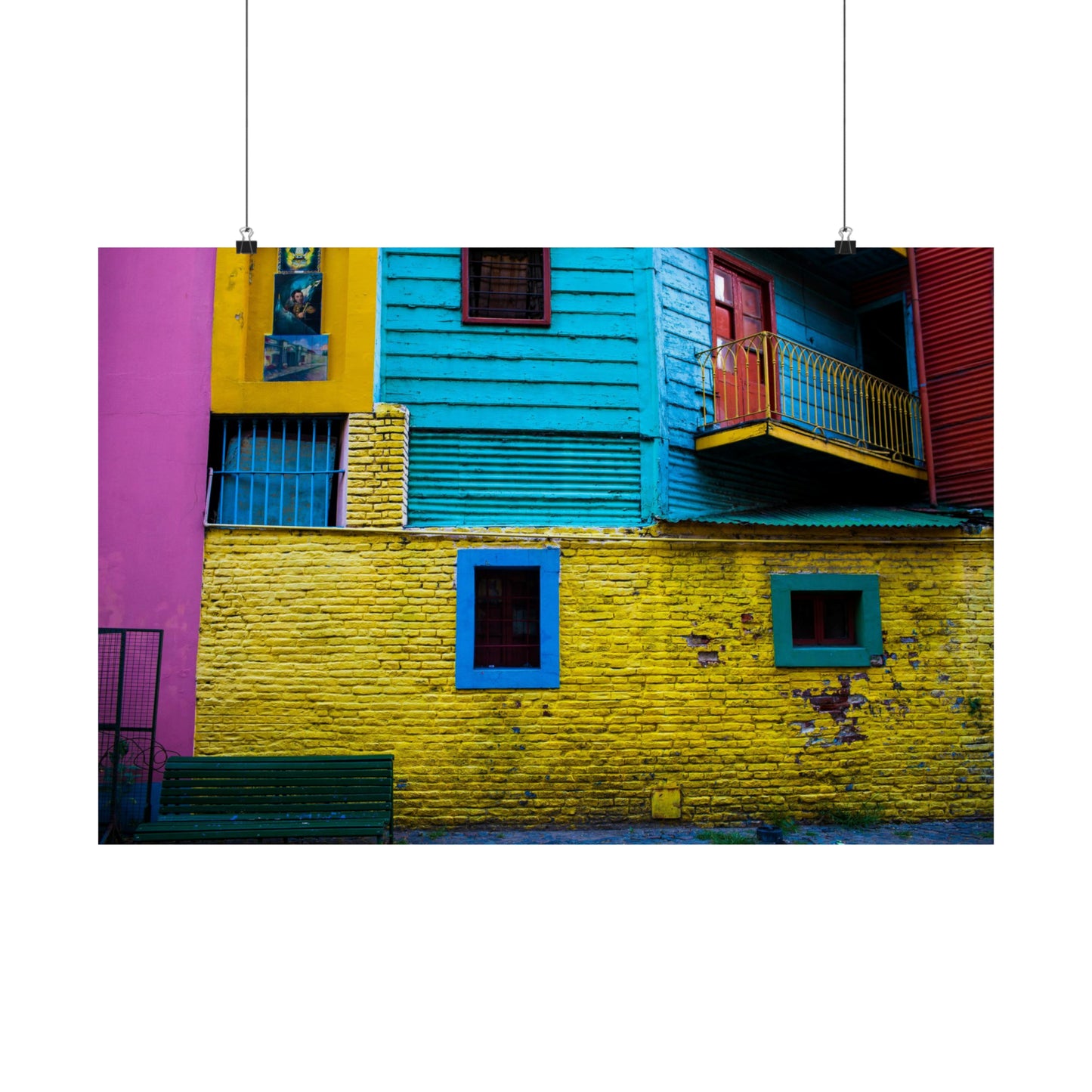 La Boca Colors - Fine Art Photo PRINT 24x16, 30x20 or 36x24 - Landscape Matte Finish