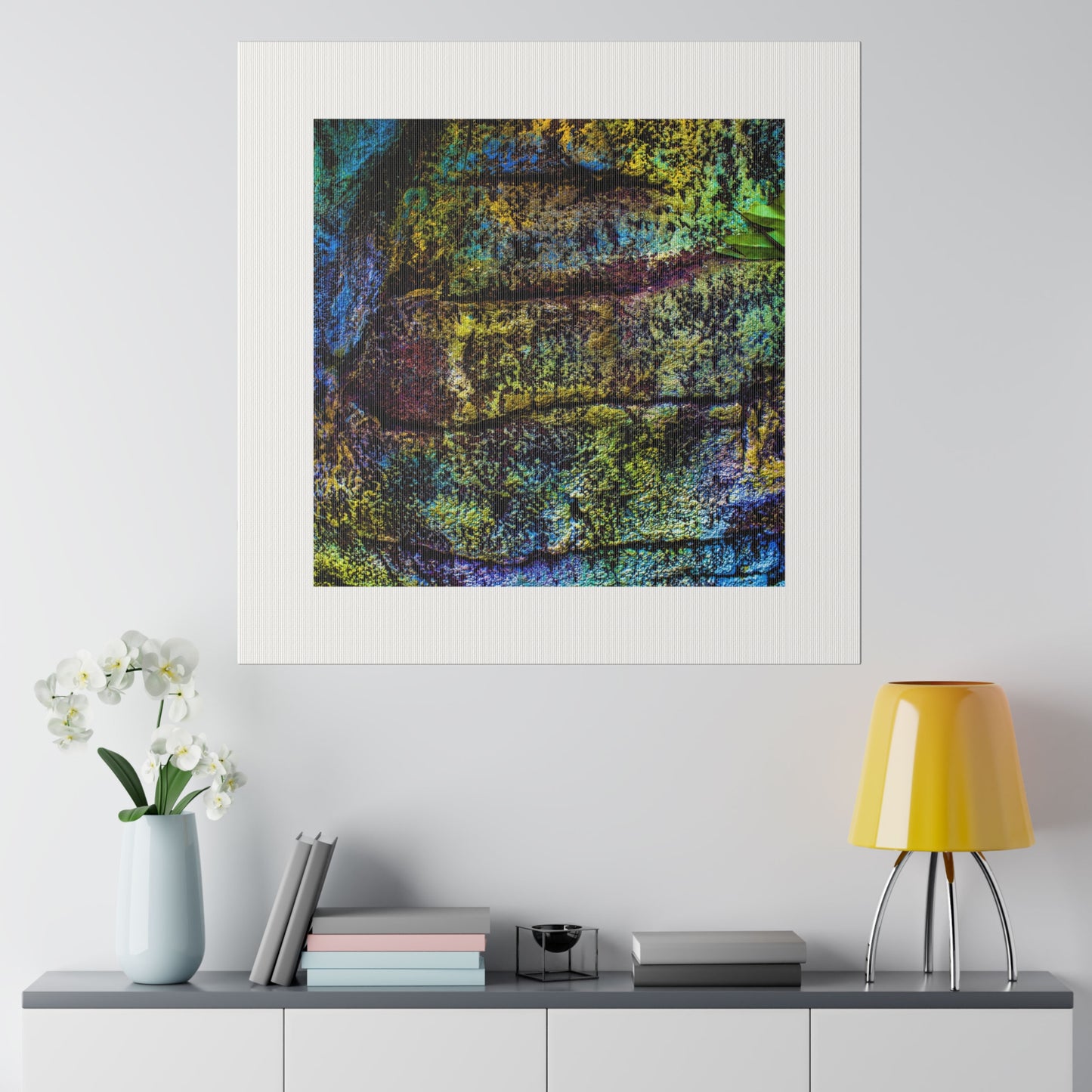 Indonesia Texture - Fine Art SQUARE CANVAS Matte 14x14, 24x24 or 32x32, Stretched, 0.75"