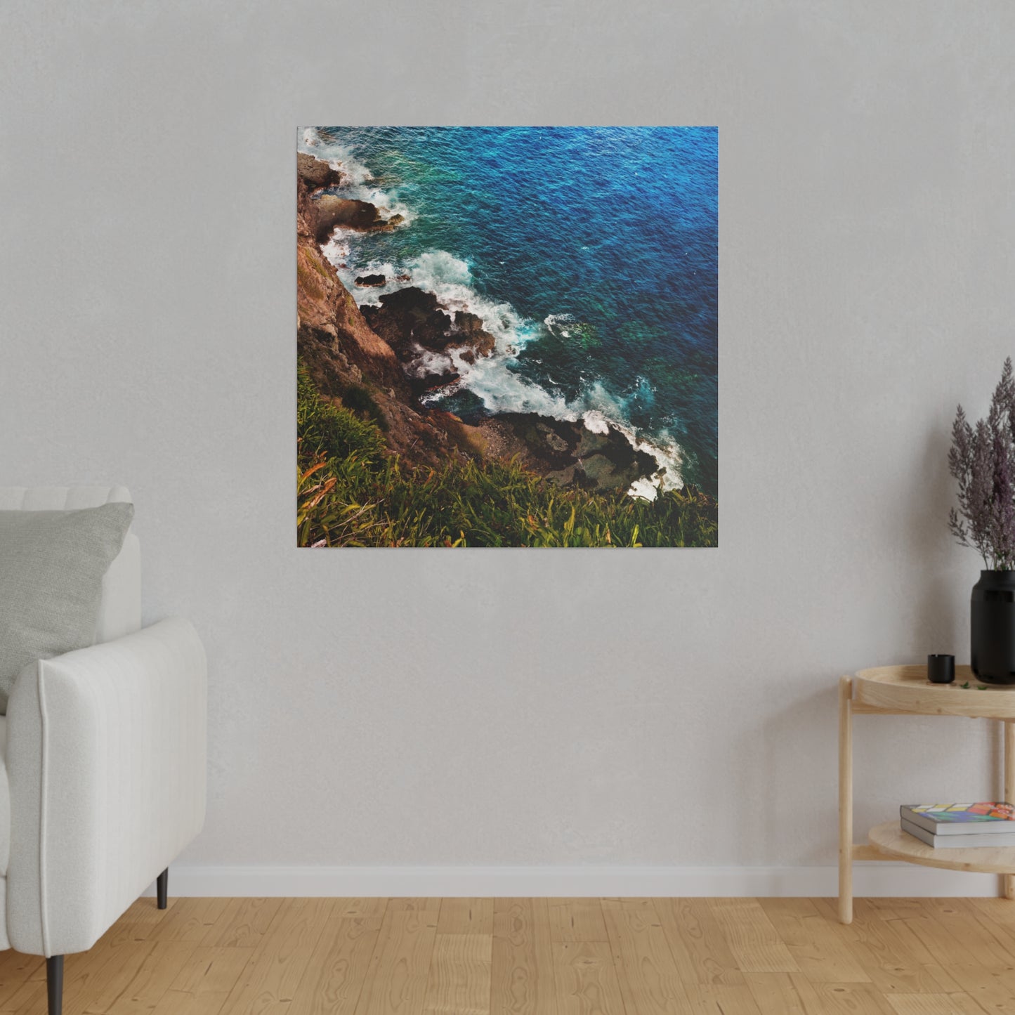 Makapuu Point - Fine Art SQUARE CANVAS Matte - 14x14, 24x24 or 32x32, Stretched, 0.75"