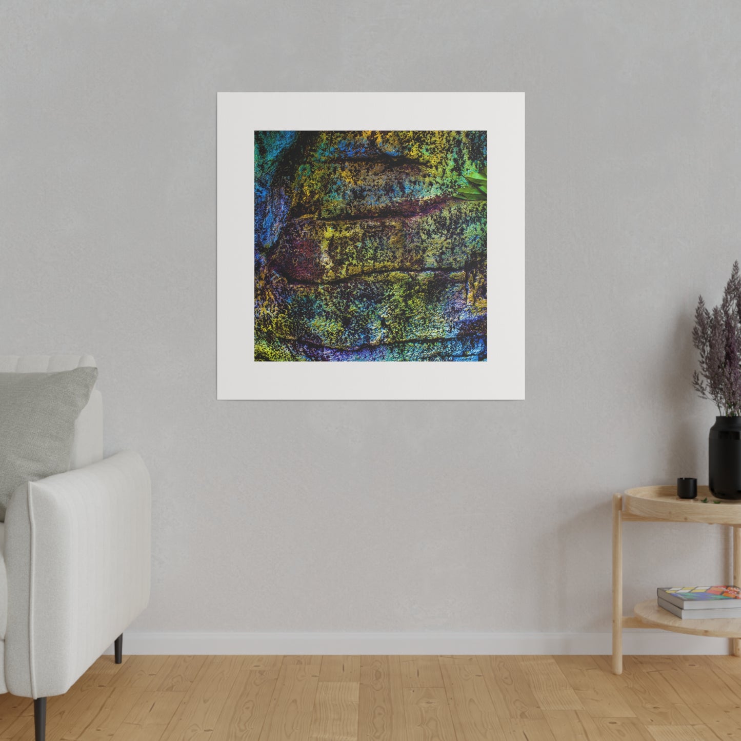 Indonesia Texture - Fine Art SQUARE CANVAS Matte 14x14, 24x24 or 32x32, Stretched, 0.75"