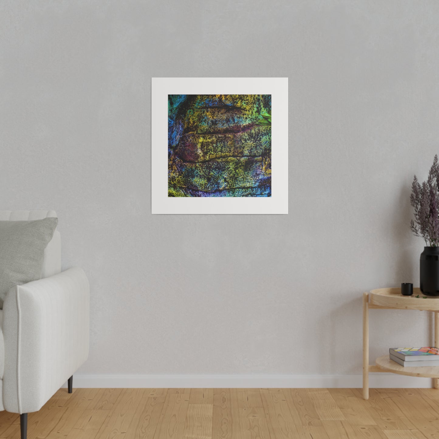 Indonesia Texture - Fine Art SQUARE CANVAS Matte 14x14, 24x24 or 32x32, Stretched, 0.75"