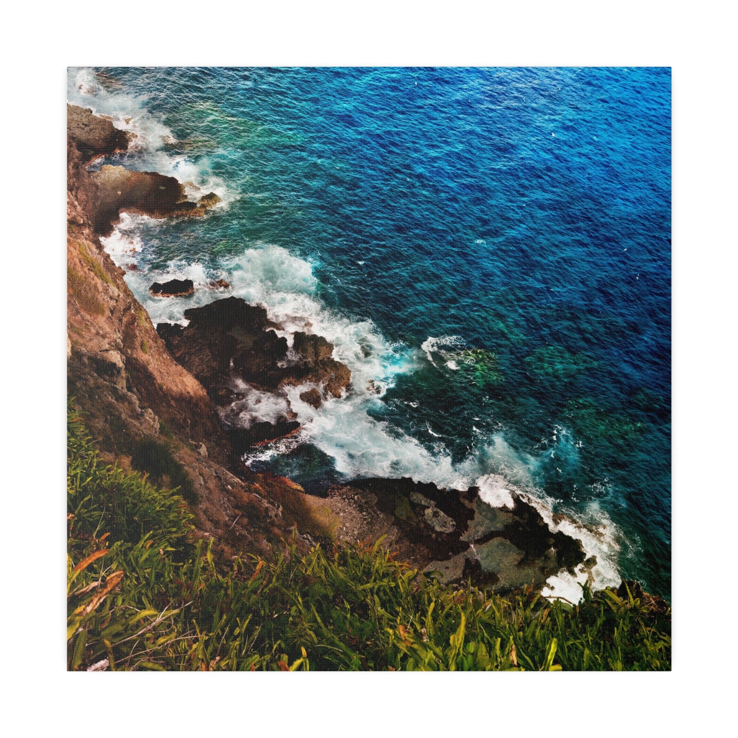 Makapuu Point - Fine Art SQUARE CANVAS Matte - 14x14, 24x24 or 32x32, Stretched, 0.75"