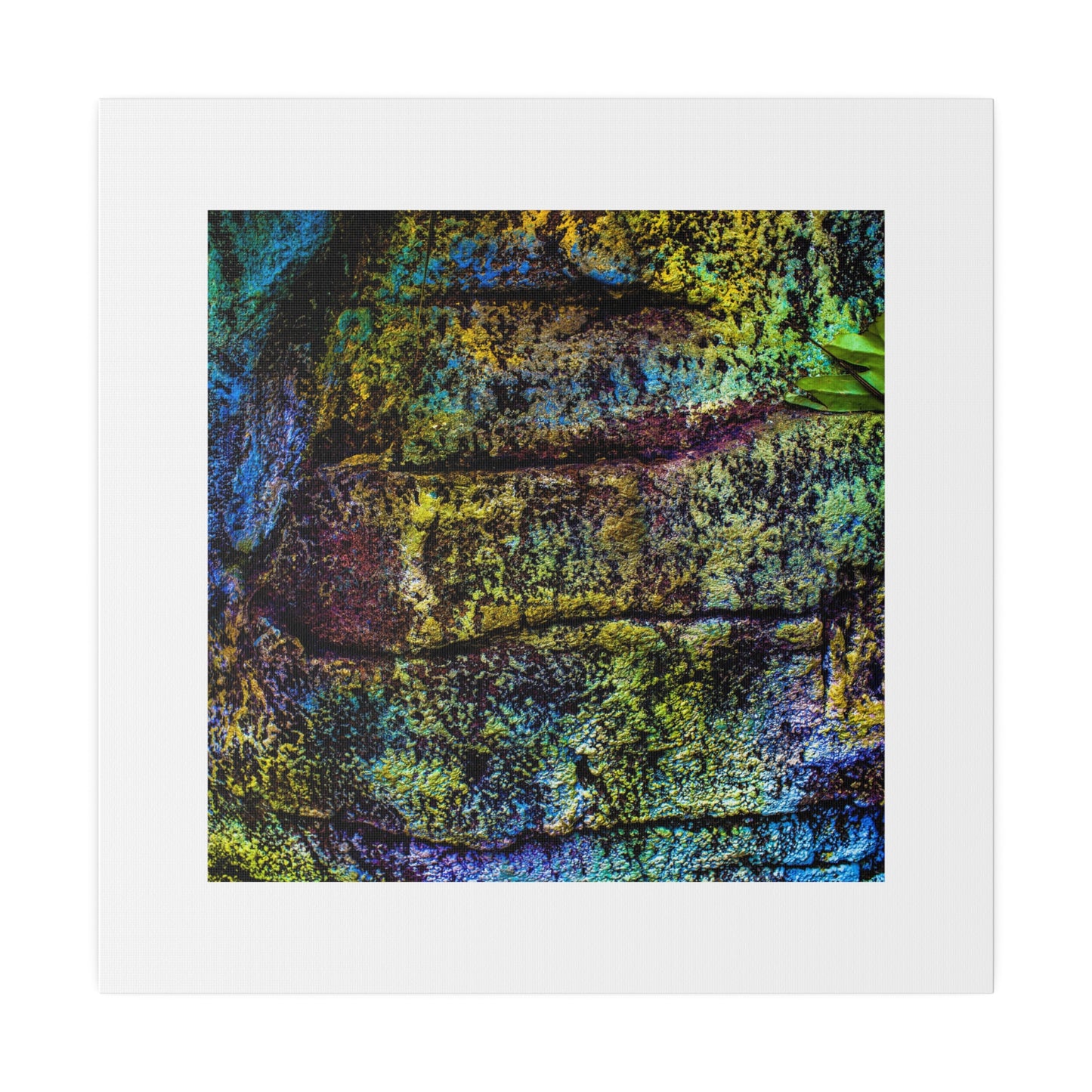 Indonesia Texture - Fine Art SQUARE CANVAS Matte 14x14, 24x24 or 32x32, Stretched, 0.75"