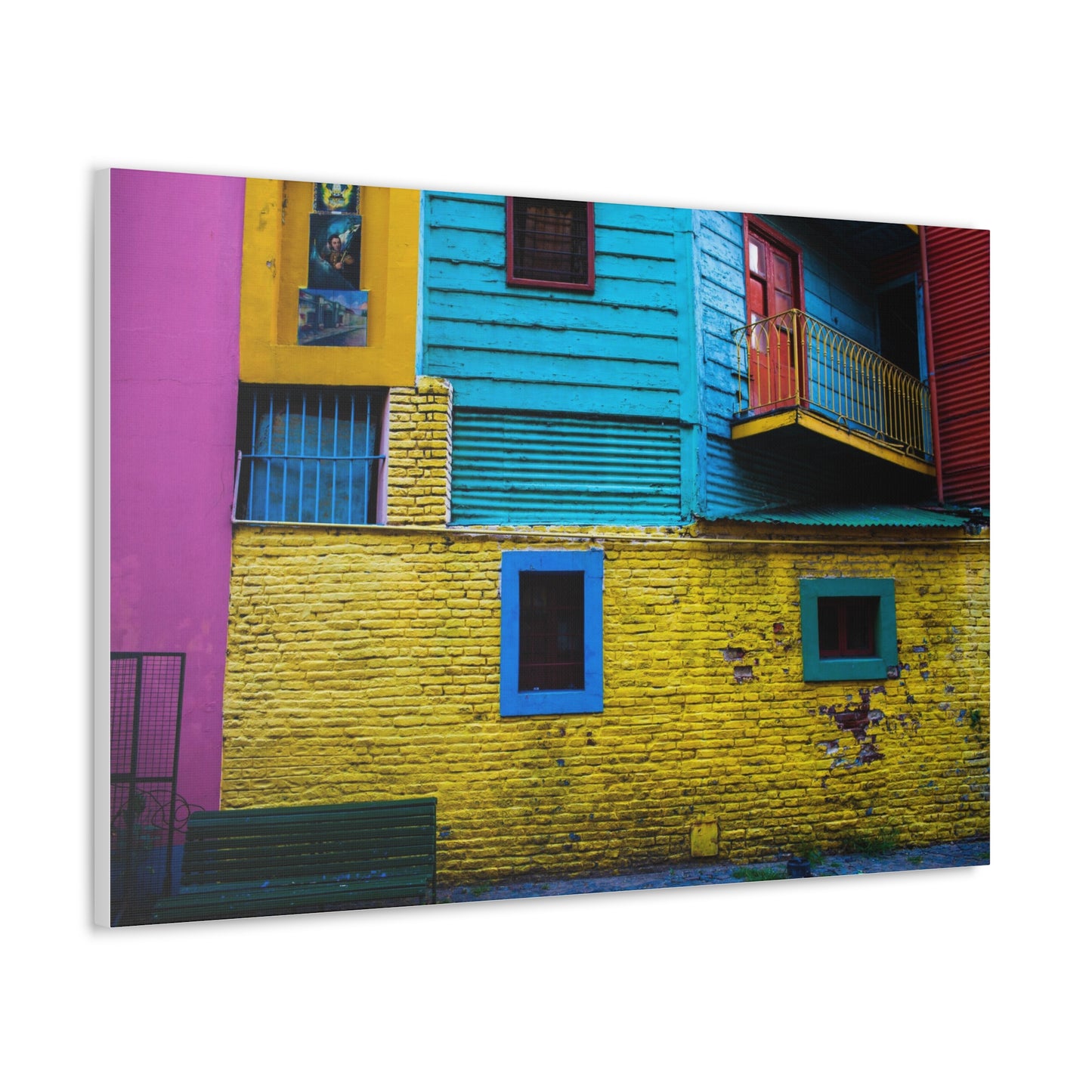 La Boca Colors - Fine Art GALLERY CANVAS 18x12, 24x16, 30x20, 36x24