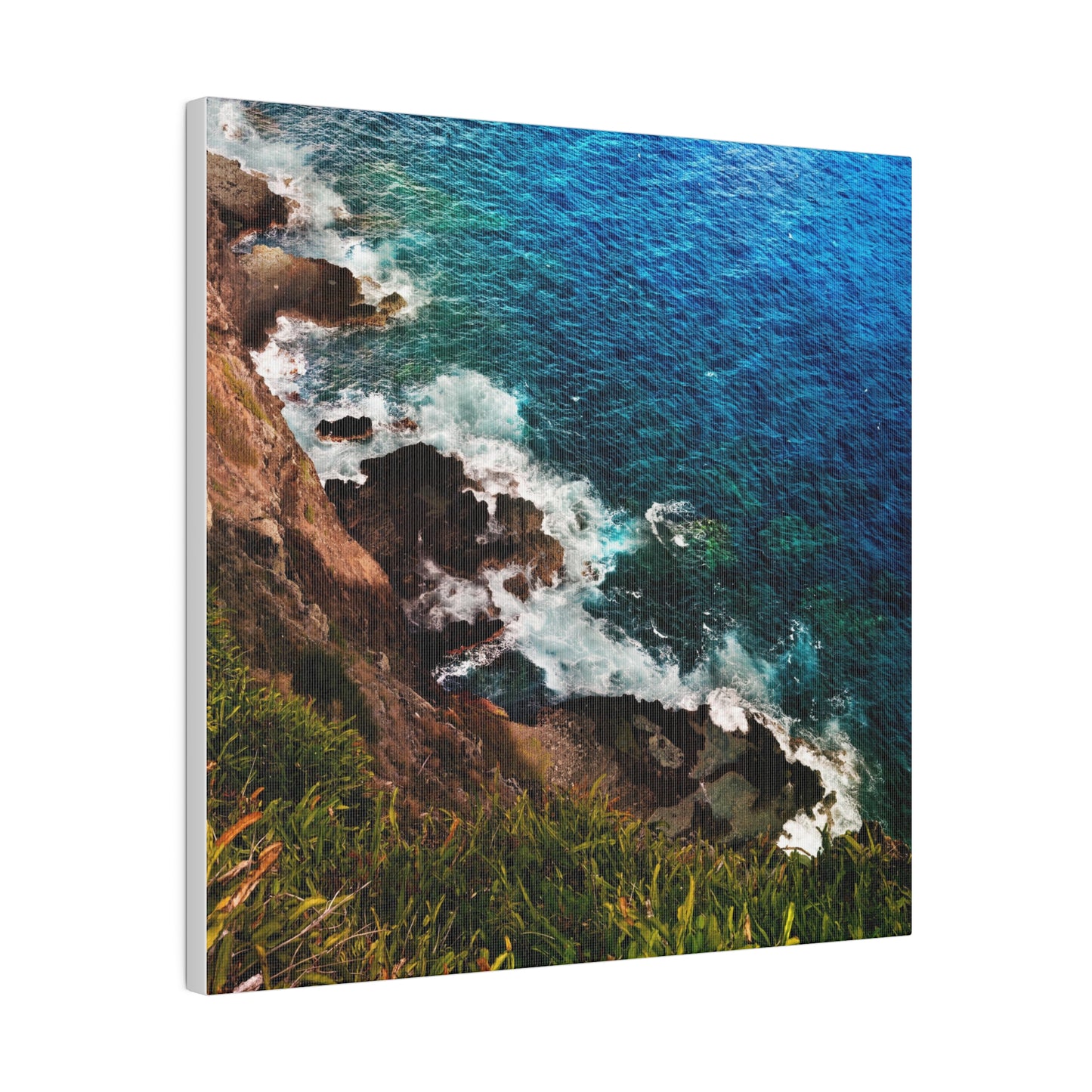 Makapuu Point - Fine Art SQUARE CANVAS Matte - 14x14, 24x24 or 32x32, Stretched, 0.75"