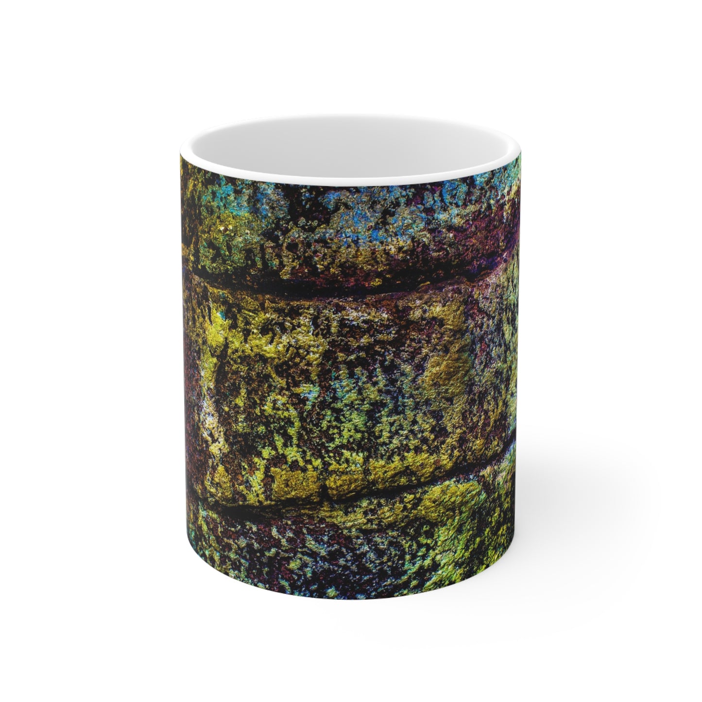 Ceramic Mug 11oz - Indonesia Art Texture