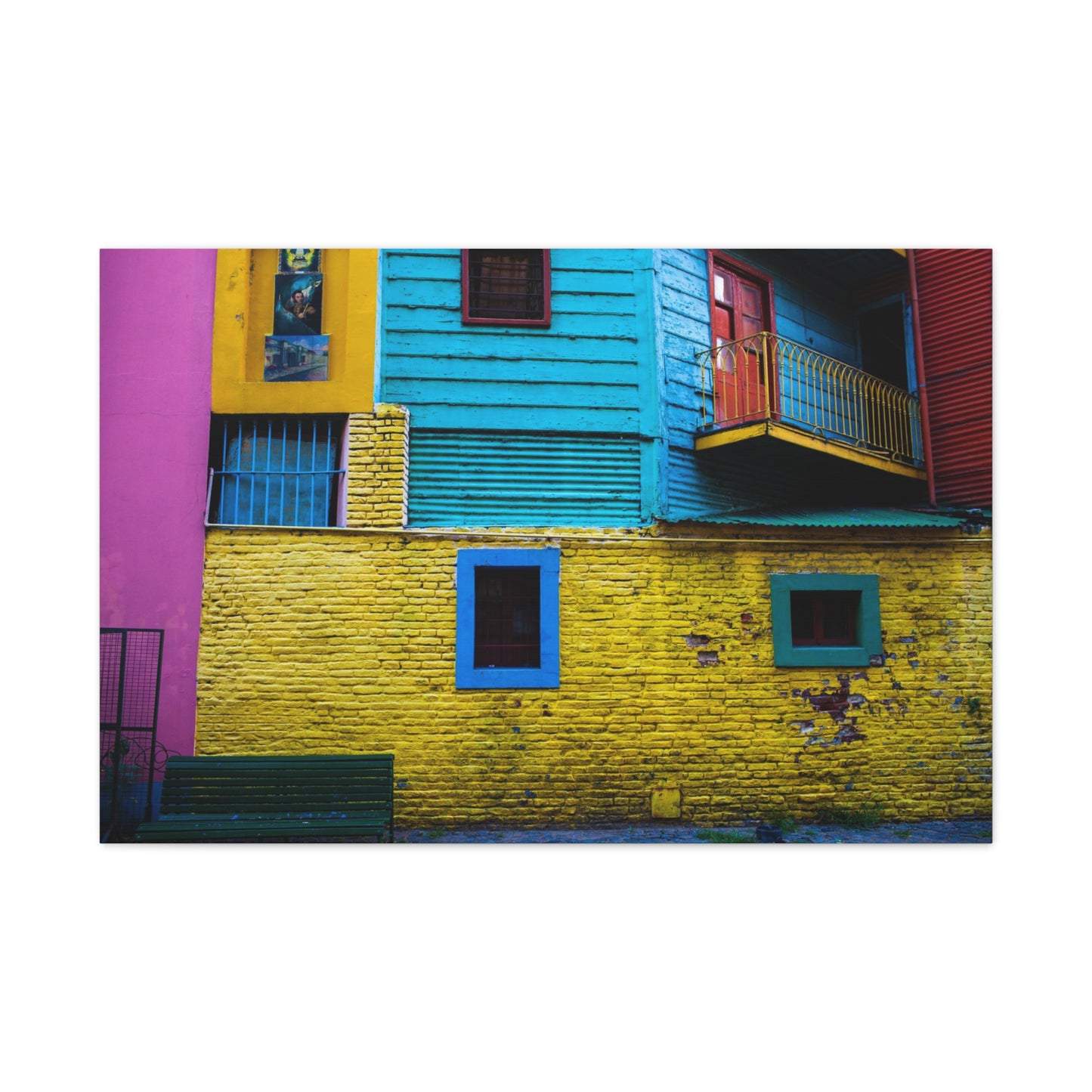 La Boca Colors - Fine Art GALLERY CANVAS 18x12, 24x16, 30x20, 36x24