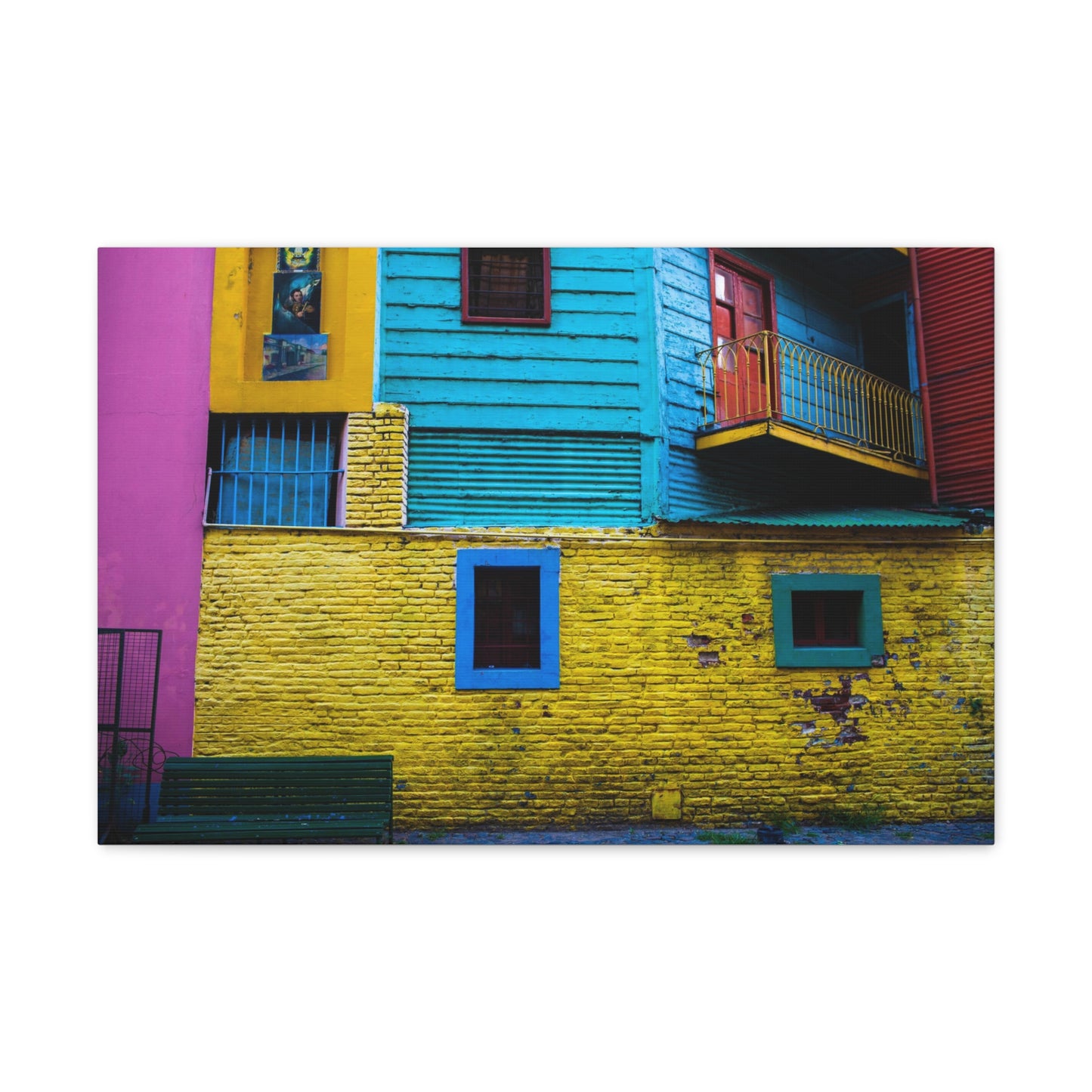 La Boca Colors - Fine Art GALLERY CANVAS 18x12, 24x16, 30x20, 36x24