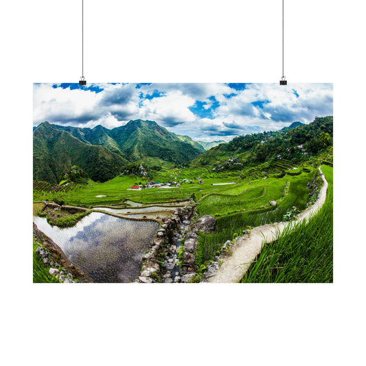 Banaue Batad Rice Terraces - Fine Art Photo PRINT 24x16, 30x20 or 36x24 - Landscape Matte Finish