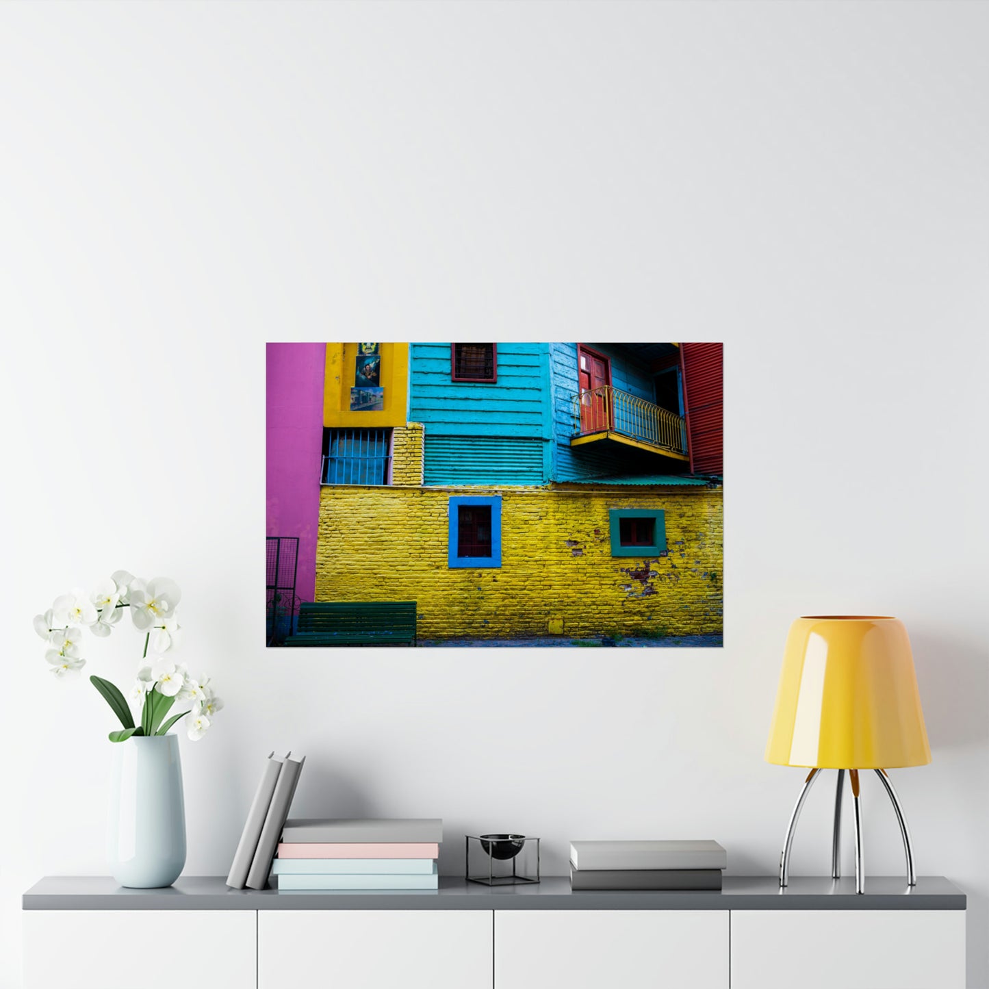 La Boca Colors - Fine Art Photo PRINT 24x16, 30x20 or 36x24 - Landscape Matte Finish