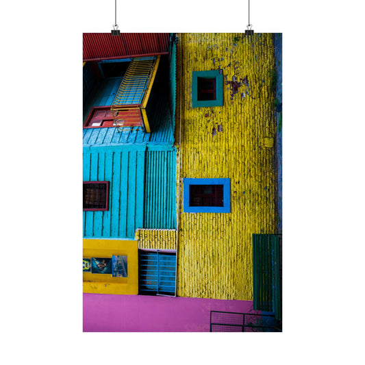 La Boca Colors - Fine Art Photo PRINT 24x16, 30x20 or 36x24 - Portrait Matte Finish