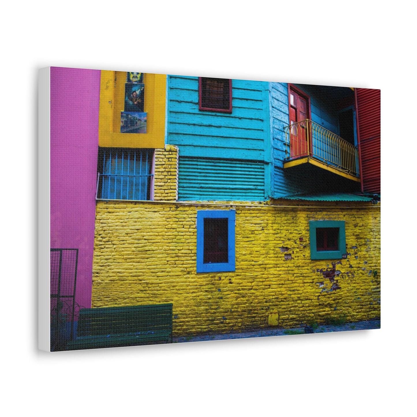 La Boca Colors - Fine Art GALLERY CANVAS 18x12, 24x16, 30x20, 36x24