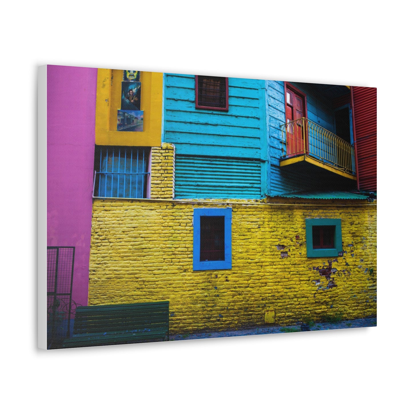 La Boca Colors - Fine Art GALLERY CANVAS 18x12, 24x16, 30x20, 36x24